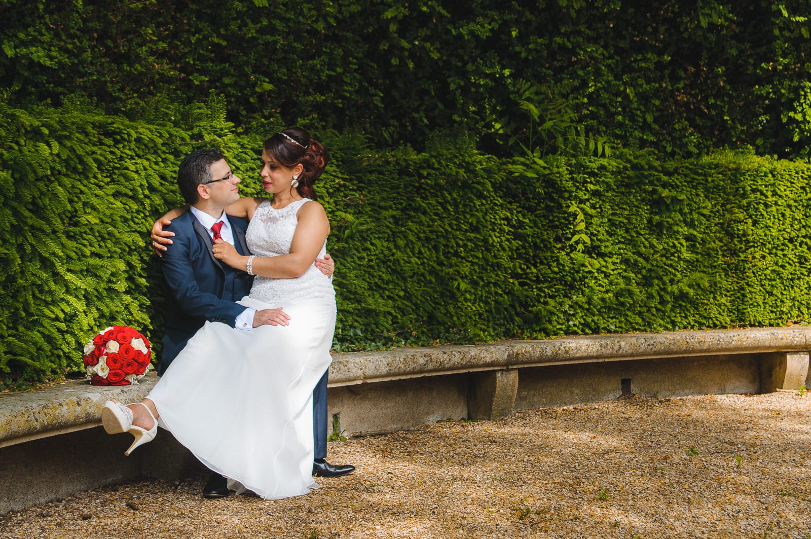 Photographe de mariage mixte oriental Parc de Sceaux